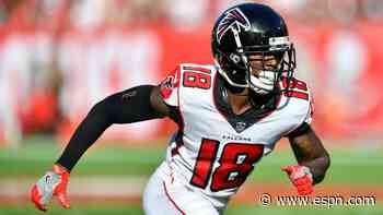 WR Ridley out for season with abdominal injury