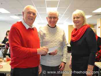 Cornwall Senior Citizens' Bridge Club helps out local food bank