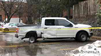 Suspects sought after shots fired at tow trucks in commuter lot off Highway 404