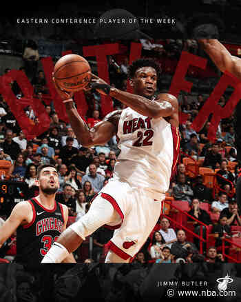 Butler Wins Eastern Conference Player Of The Week