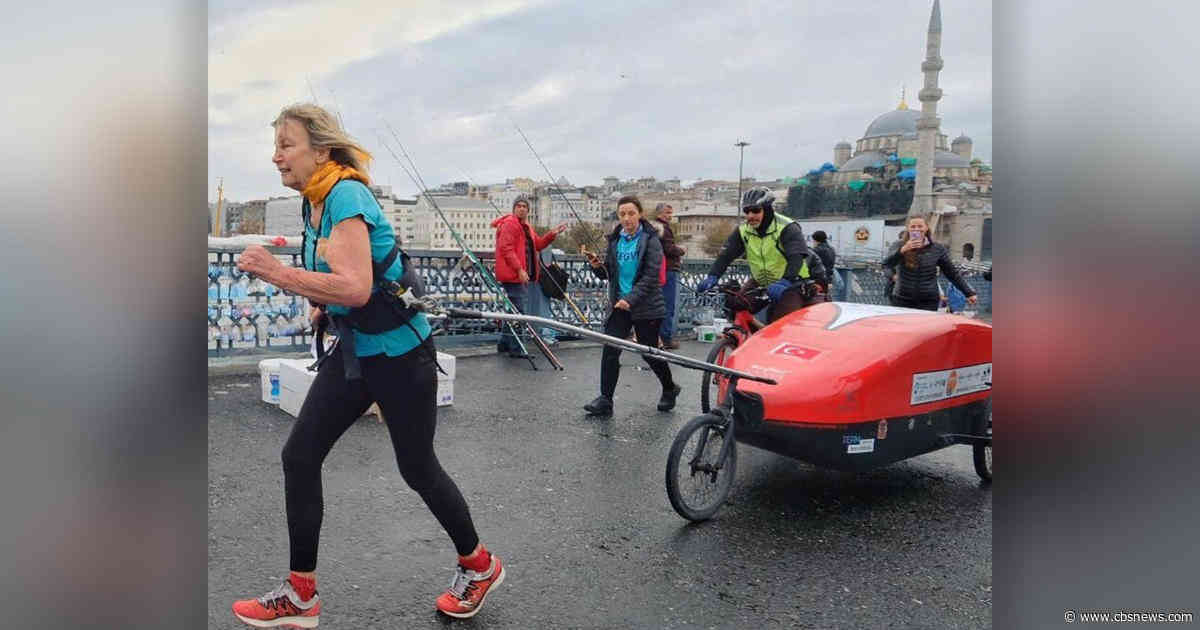 73-year-old woman is running from U.K to Nepal for charity