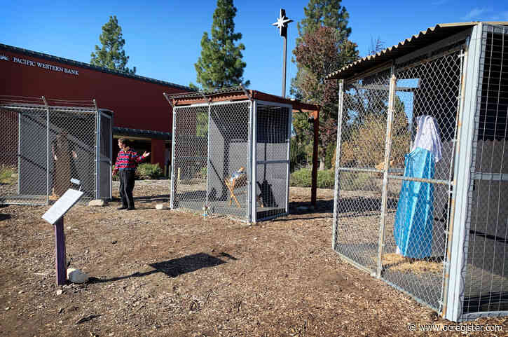 Claremont church Nativity scene depicts Holy Family as caged refugees