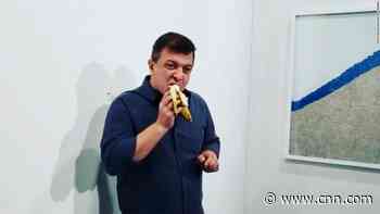 Man who ate $120K banana isn't sorry and says he did it to create art