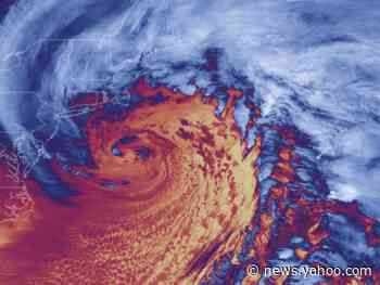 ‘Bomb cyclone’ triggers 75ft wave off California coast