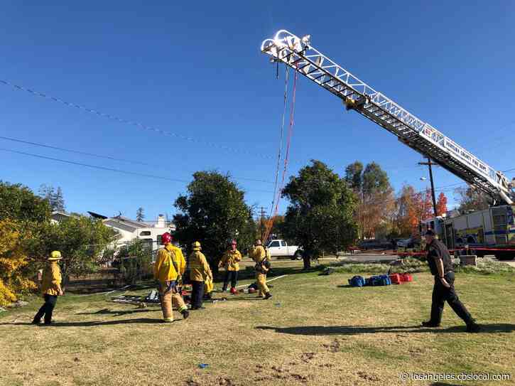 Crews Rescue Man From Abandoned Well In Simi Valley