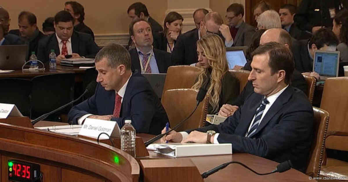 Democrats and Republicans clash in hearing as impeachment vote looms