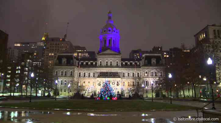 Baltimore Landmarks Light Up In Purple For Ravens
