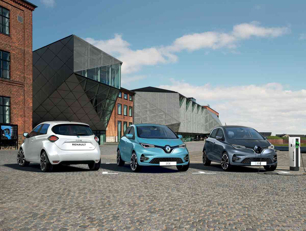 Renault ZOE dominiert europäischen Elektroauto-Markt im Oktober 2019