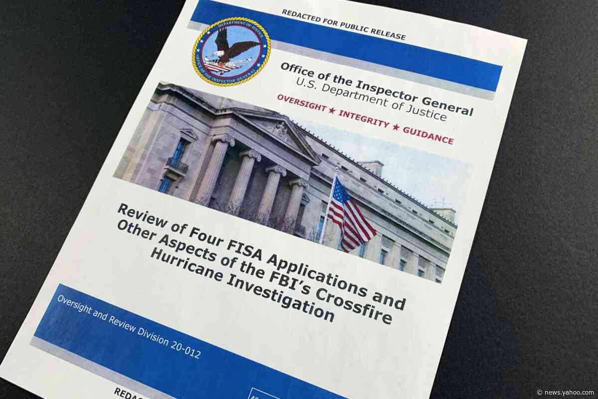 FBI was justified in probing Trump-Russia, fed watchdog says