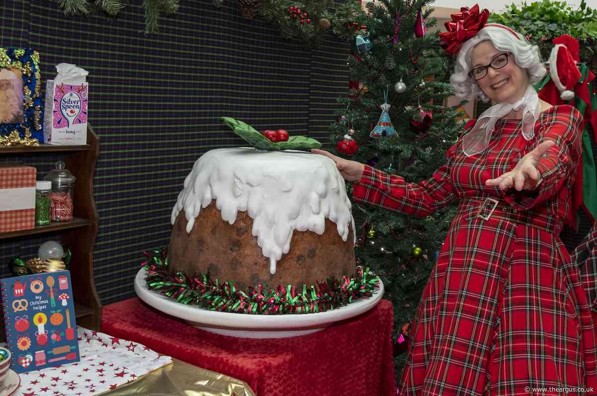 Santa opens Christmas grotto in Brighton's Churchill Square