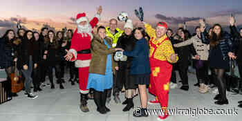 Christmas lights go on at Clatterbridge Cancer Charity's new centre