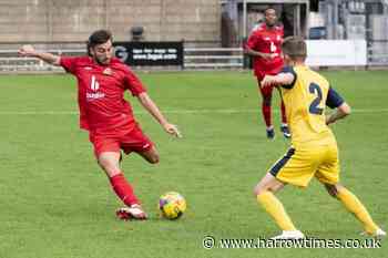 Nine-man Harrow Borough thrashed by Tiverton Town at home