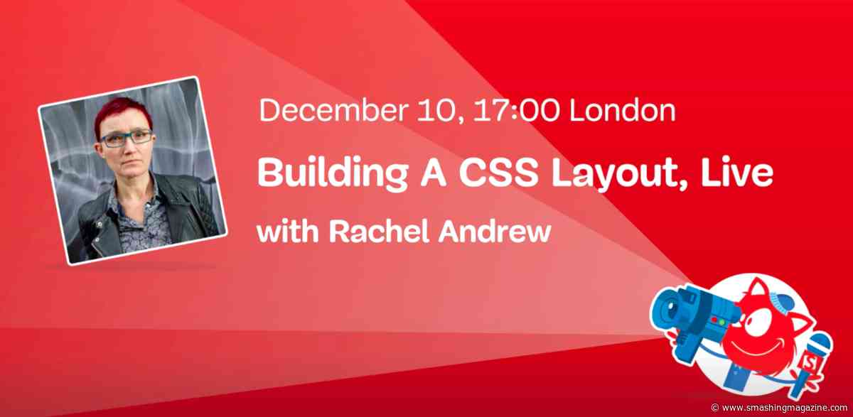 Building A CSS Layout: Live Stream With Rachel Andrew