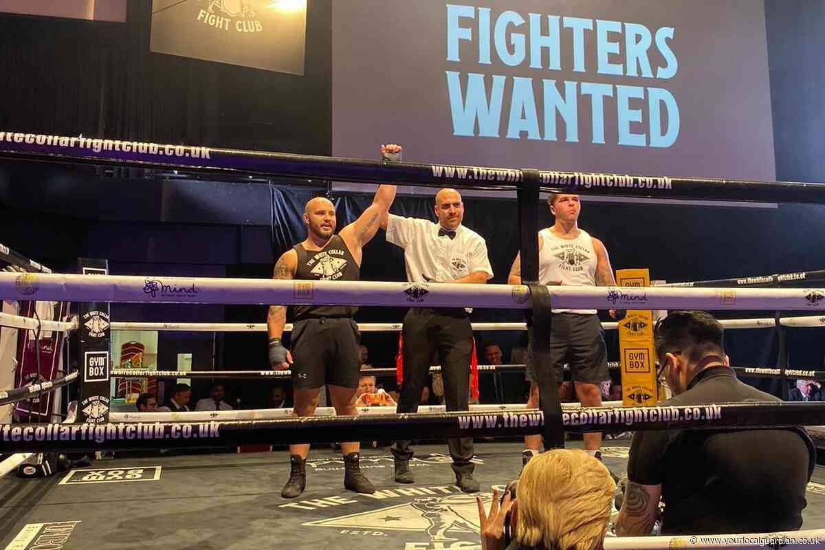 Rugby player praises Wimbledon Times’ readers after charity boxing knockout