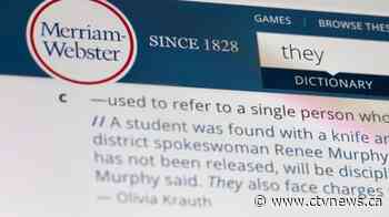 Merriam-Webster declares 'they' its 2019 word of the year