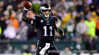 Carson Wentz told offense to “keep believing” down 17-3