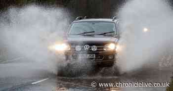 Weather warning issued for North East as Met Office warns of possible flooding and travel disruption