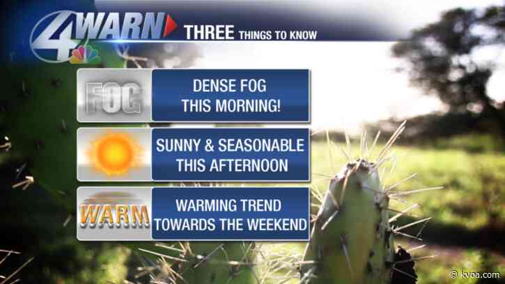 Cold and foggy this morning