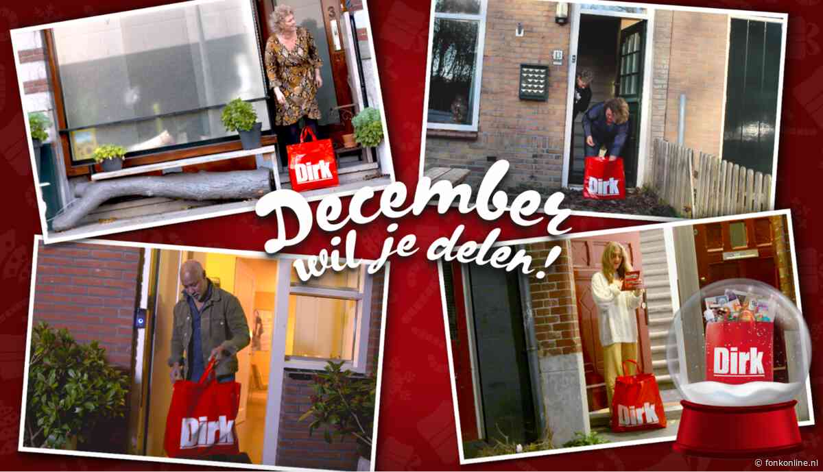 Dirk deelt decembergedachte met 1000 gevulde tassen