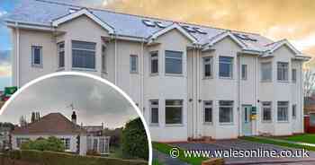 The old bungalow in a Cardiff suburb that's been transformed into a row of luxury terraces