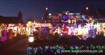 Watch incredible charity Christmas light display pensioner began putting up 30 years ago
