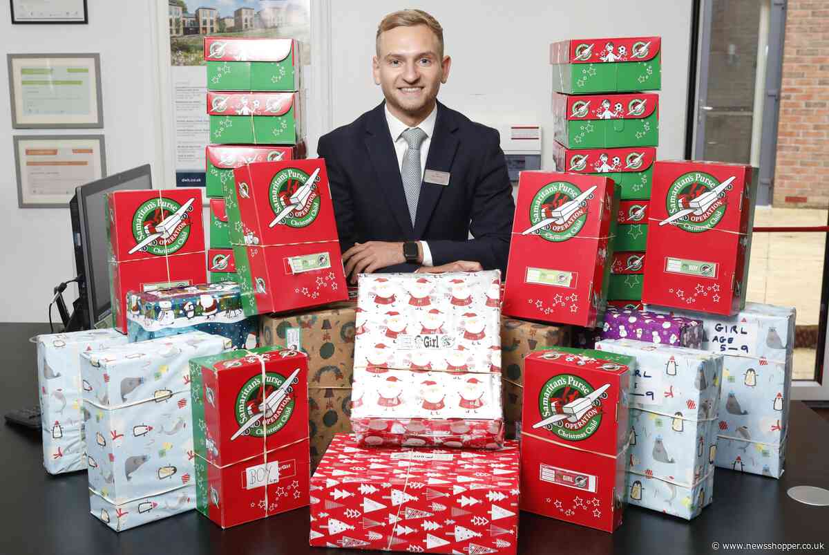 643 Christmas shoeboxes collected as Kent-housebuilder lends helping hand