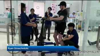 Ryan Straschnitzki returns from Thailand after spinal surgery