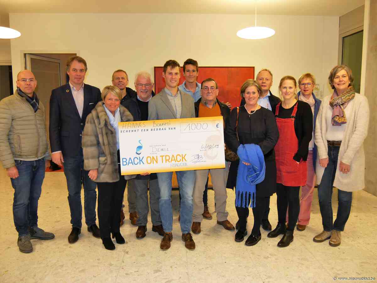 Triatleet Hannes Bonami steunt Back on Track Fonds