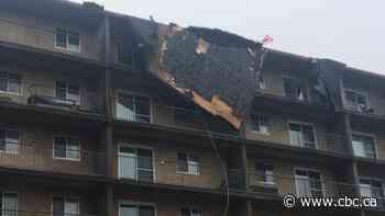 High winds damage 2 Saint John apartment buildings, force 100 people from their homes
