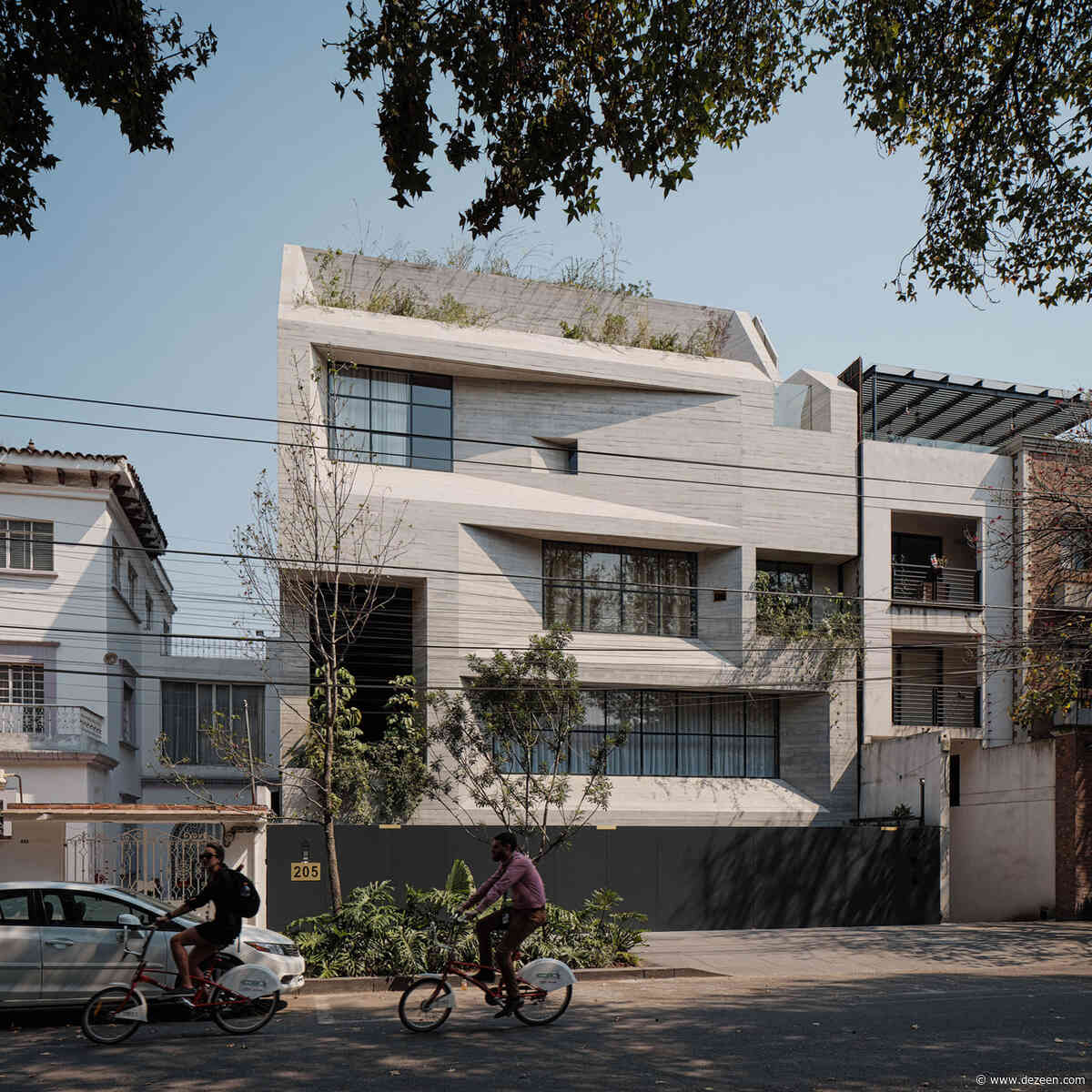 Studio Rick Joy designs concrete apartment complex in Mexico City's Polanco neighbourhood