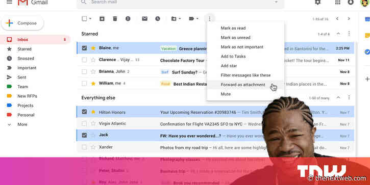 Gmail now lets you send emails within emails