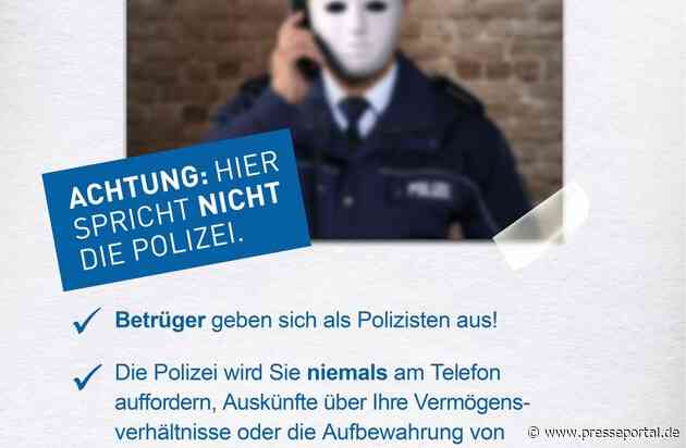 POL-WAF: Kreis Warendorf. Die echte Polizei sichert keine Wertsachen - Warnung vor Anrufen falscher Polizisten