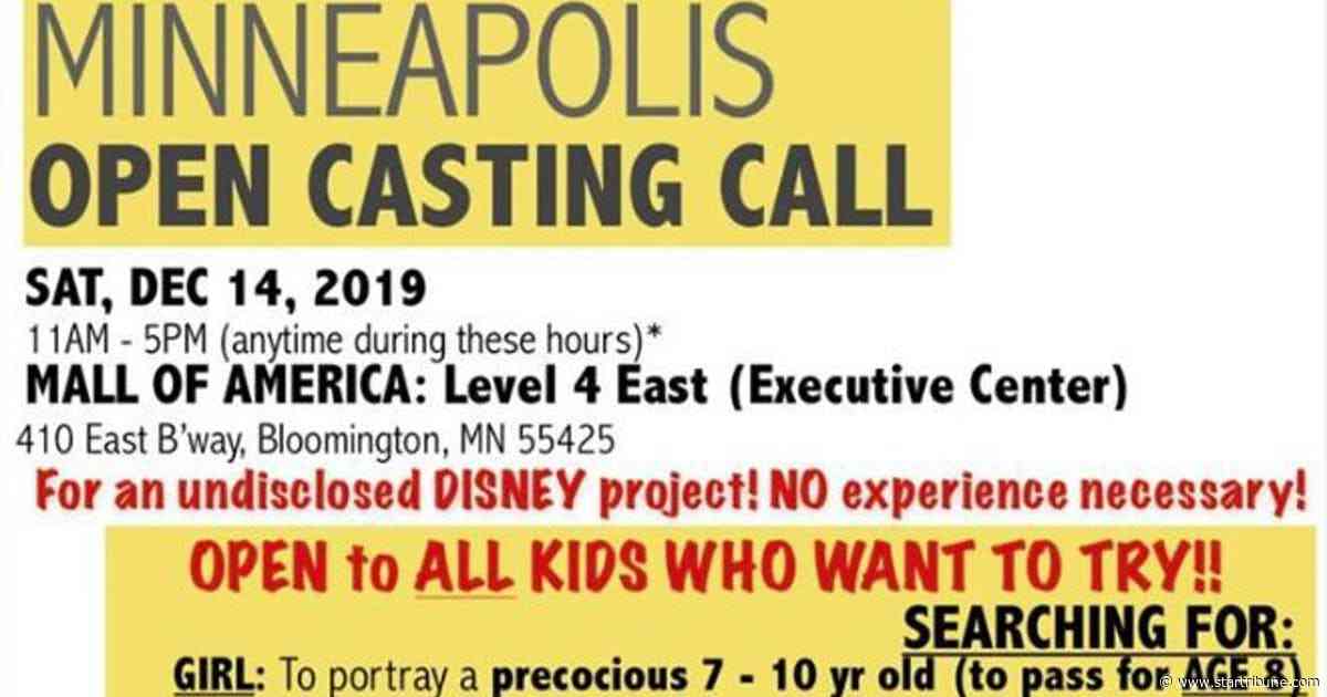 Disney coming to Minnesota this week in search of kids to play 'precocious' 8-year-olds