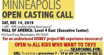 Disney coming to Minnesota this week in search of kids to play 'precocious' 8-year-olds