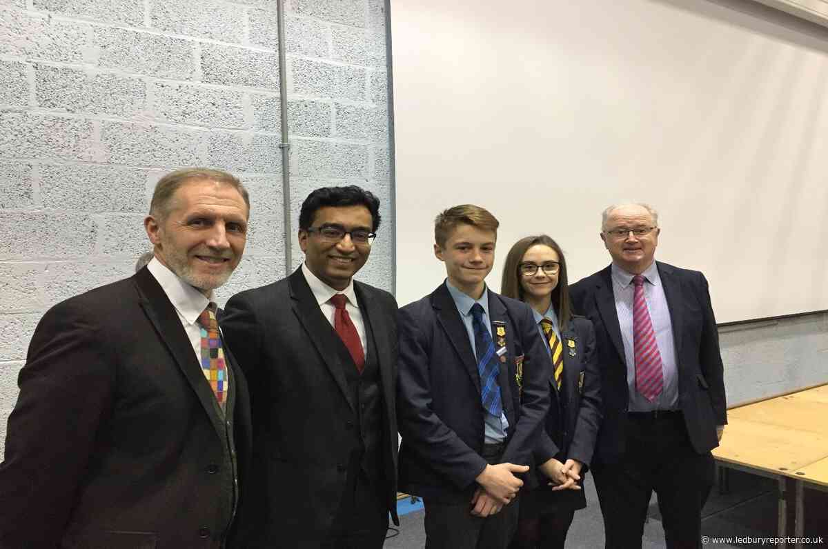 Professor joins students for awards night