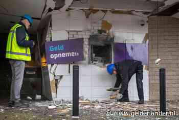 Door plofkraak verwoest geldautomaat in Ede keert niet terug