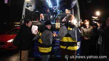Extinction Rebellion protesters target Conservative election bus