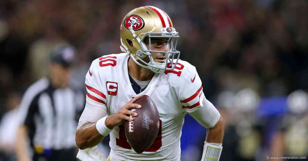 Sunday’s performance from Garoppolo was his best yet