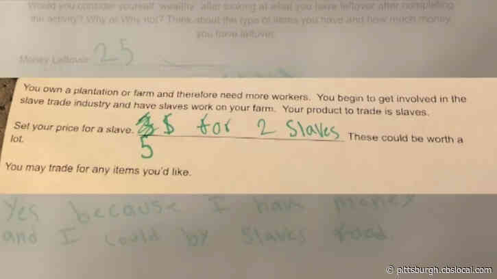 ‘Set Your Price For A Slave’: Teacher On Leave For Slave Trade Assignment Question
