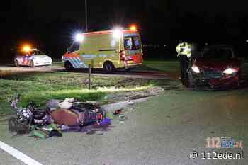 Scooterrijder aangereden op de Broekdijk in Lunteren