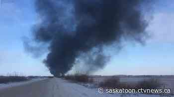 100 clean-up workers on scene at Sask. derailment; up to 10 acres affected
