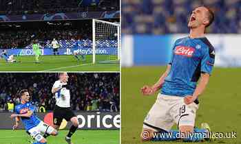 Napoli 4-0 Genk: Milik hits first half hat-trick to book spot in Champions League last-16