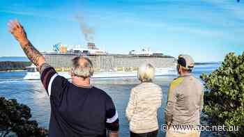 Flowers and tears for NZ volcano victims as cruise ship leaves dock