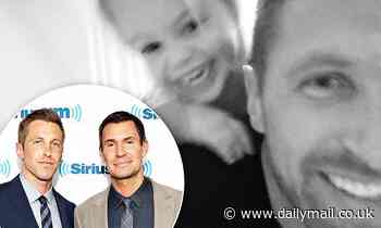 Gage Edward plays with daughter Monroe as he reads her bedtime stories
