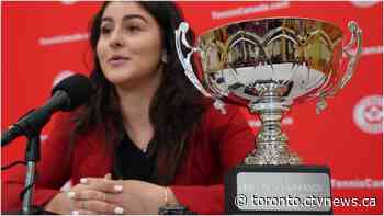 ‘She the North’: Bianca Andreescu receives Canada’s athlete of the year trophy