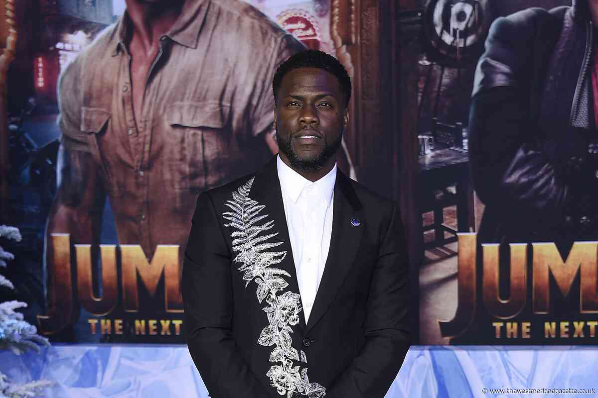 The Rock and Will Ferrell support Kevin Hart at Hollywood handprint ceremony