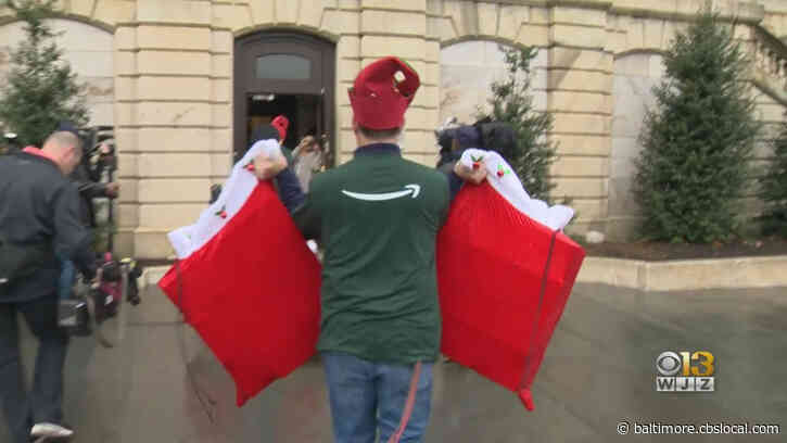 Amazon Distributes 2,000 ‘Boxes Of Smiles’ To Baltimore Residents Experiencing Homlessness