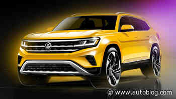Volkswagen previews updated 2021 Atlas crossover