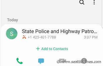 Scammers are calling Washington state residents from what looks like a State Patrol phone number