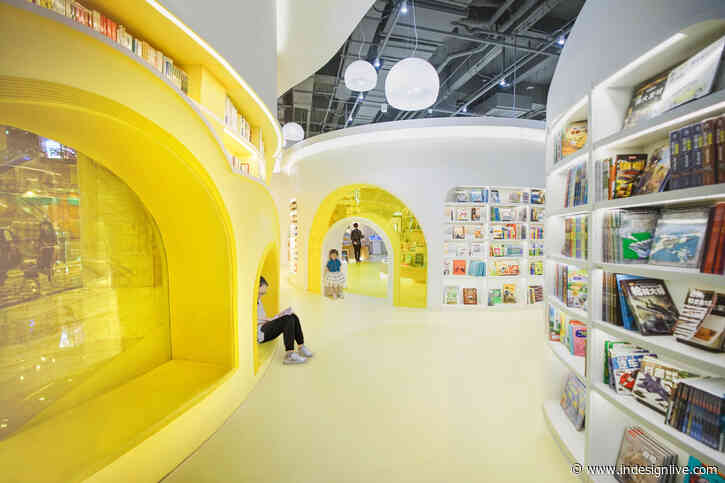 A Joan Miró inspired bookstore